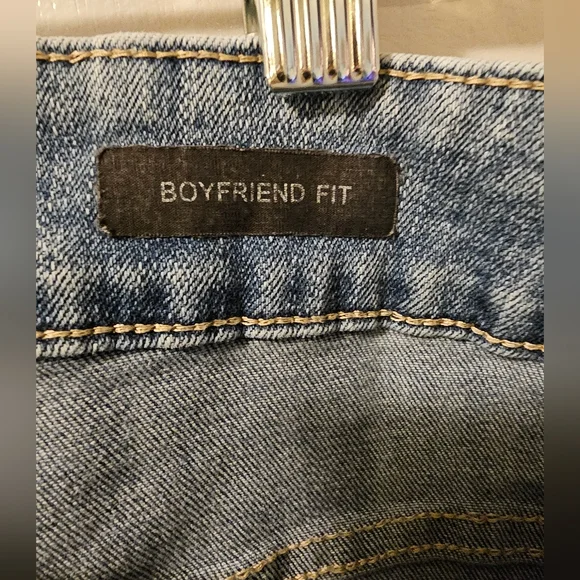 Judy Blue Jeans Boyfriend Fit Distressed Blue Jeans Women's Size 18W - Picture 5 of 13